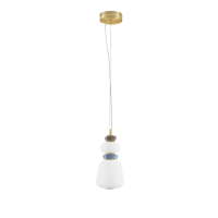 9009204 Висечка светилка PALO LED 20W 3000K Керамика, Стакло и Метал Nova Luce